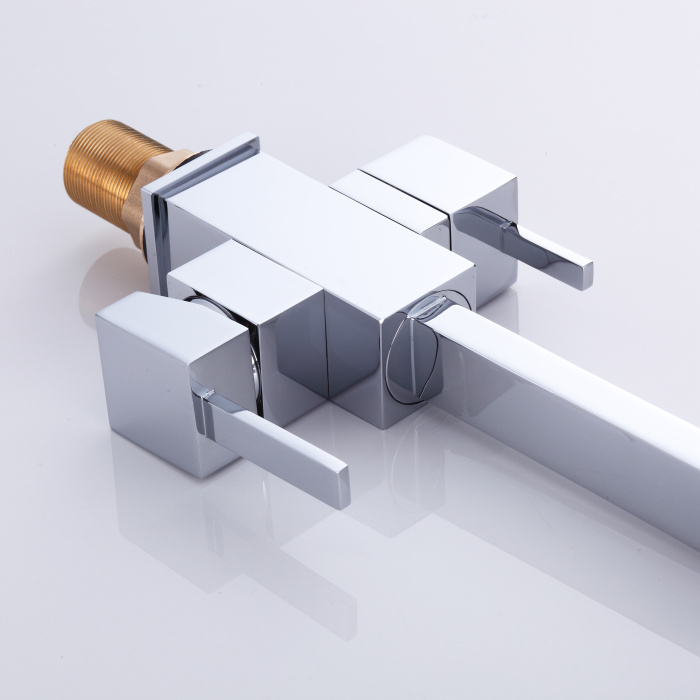 Virtuves jaucējkrāns mod. A-101-CHROME (HOT-COLD-RO)