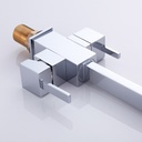 Virtuves jaucējkrāns mod. A-101-CHROME (HOT-COLD-RO)