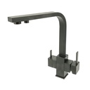 Virtuves jaucējkrāns mod. A-101-BLACK (HOT-COLD-RO)