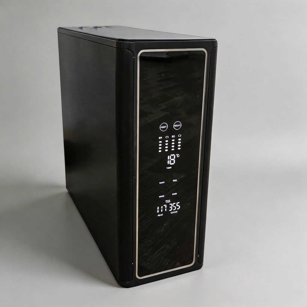 Reversās osmozes ūdens filtrēšanas sistēma OBSIDIAN 800G ar tiešās plūsmas tehnoloģiju un LCD displeju