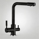 Jaucējkrāns A-103-BLACK STONE ar trīsceļu funkciju un dzeramā ūdens iespēju