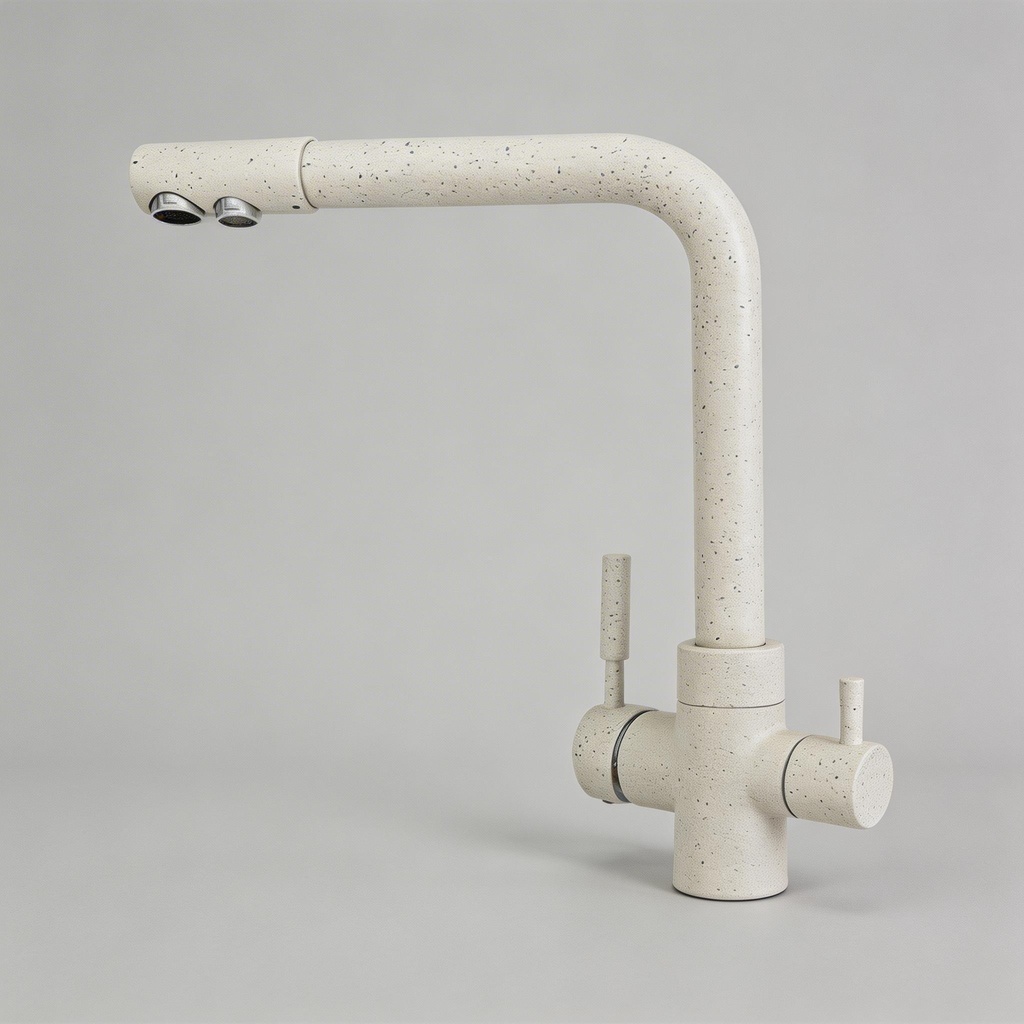 Jaucējkrāns A-103-GREY STONE ar trīsceļu funkciju un dzeramā ūdens iespēju