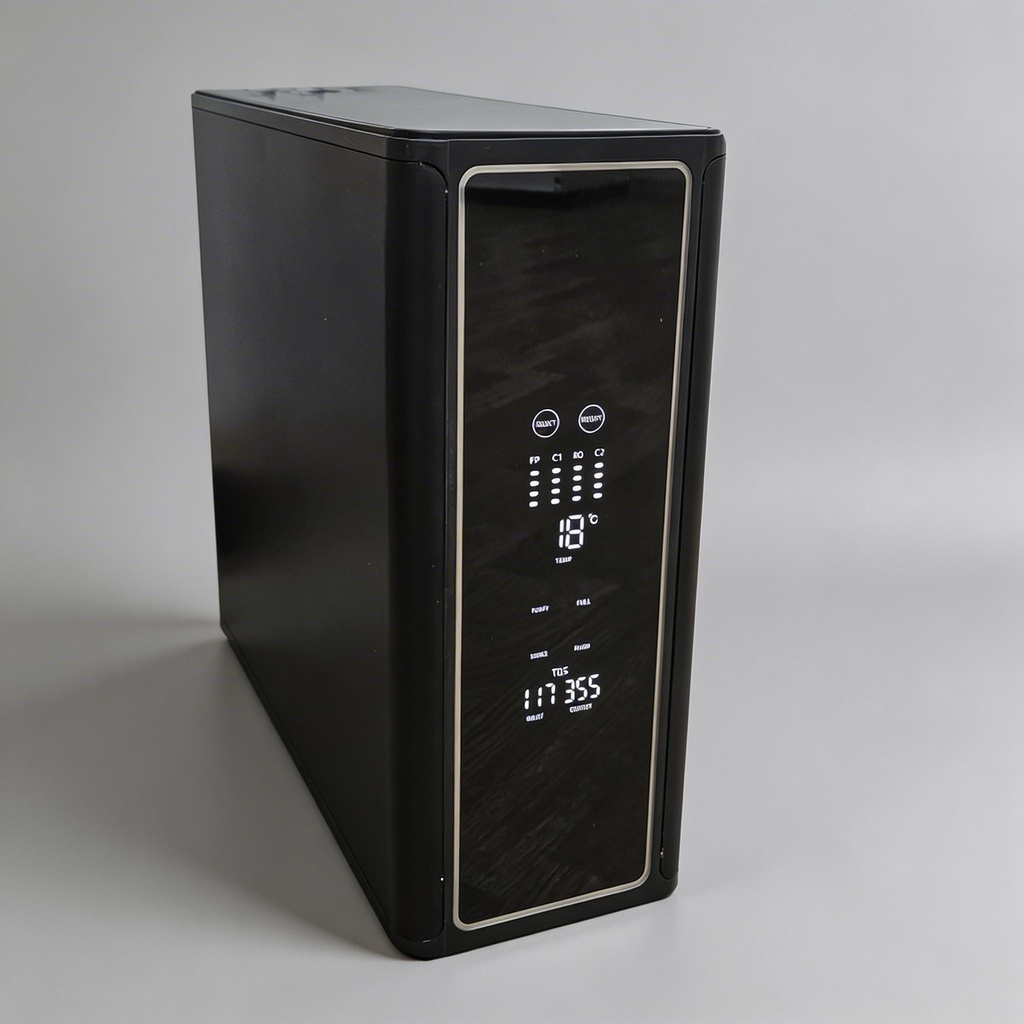 Reversās osmozes ūdens filtrēšanas sistēma OBSIDIAN 800G ar tiešās plūsmas tehnoloģiju un LCD displeju