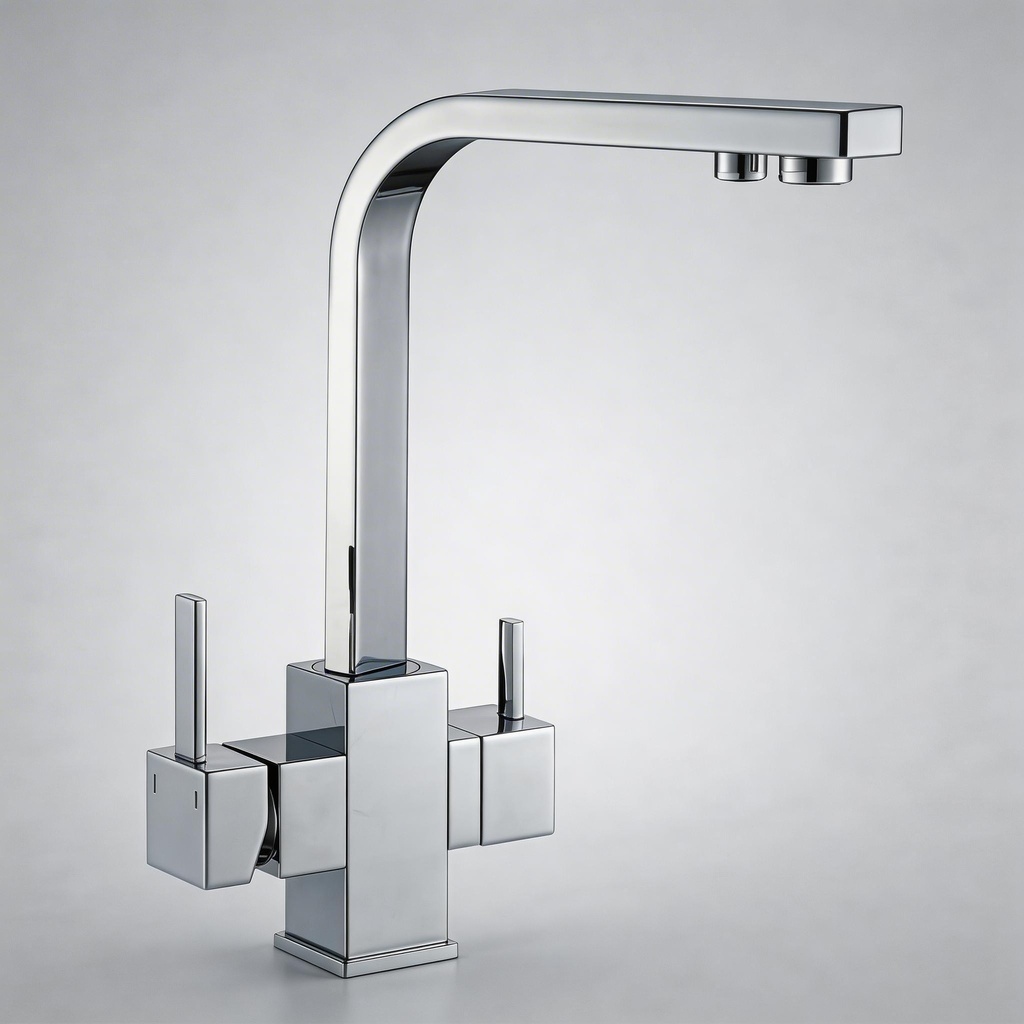 Jaucējkrāns A-101-CHROME ar dzeramā ūdens padeves funkciju (trīsceļu)