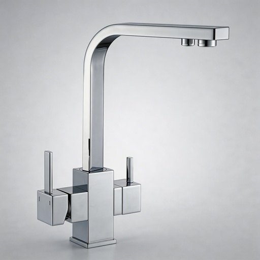 [6000000000] Jaucējkrāns A-101-CHROME ar dzeramā ūdens padeves funkciju (trīsceļu)